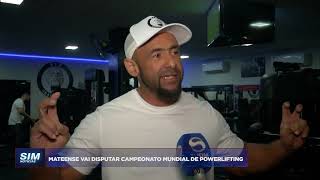 CAMPEONATO DE POWERLIFTING Atleta mateense vai disputar competição da categoria em Las Vegas [upl. by Pyle]