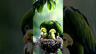 Alexandrine Parakeet or Green Parrot birds ai Parrot nature shortsvideo [upl. by Ayoras]