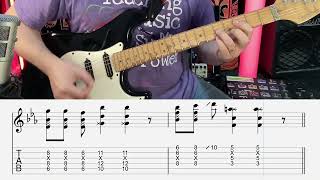 Guitar Lesson Mood by 24goldn with tab and chord charts play along with Andy from BeyondGuitar [upl. by Weber]