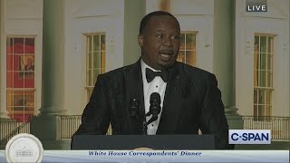 Roy Wood Jr COMPLETE REMARKS at 2023 White House Correspondents Dinner CSPAN [upl. by Laresa465]