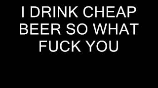 FIDLAR  Cheap Beer Lyrics [upl. by Hacker293]