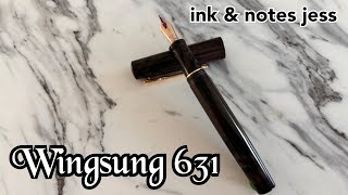 Fountain Pen Review Wingsung 631  ink amp notes jess [upl. by Stanfill21]