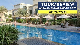 Andalus Al Seef Resort amp Spa  TourReview Unique EventParty Venue in Abu Dhabi [upl. by Llennehc]