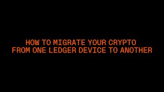 How to Migrate your Crypto From One Device to Another [upl. by Ahsier]