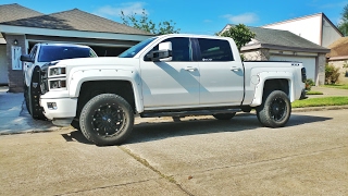 2014 Silverado 3quot Spindle Lift Install [upl. by Ateerys]