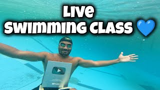 Live Swimming Class  Swimming By Sanuj is live [upl. by Oner]