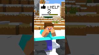 Minecraft mobs breaking a blocks  minecraft herobrineedit edit edit shorts [upl. by Neelat]