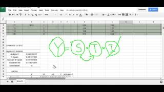 Time Series Forecasting with Google Sheets part 4 of 4 [upl. by Giulia]