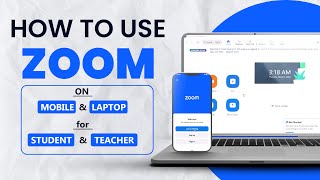 zoom meeting kaise join kare  how to use zoom app for online classes with mobile and laptop Hindi [upl. by Moazami]