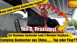 Ein China Camping Gaskocher im Praxistest Was taugt das Teil wirklichDer Blackdeer Gaskocher Test [upl. by Lurleen354]