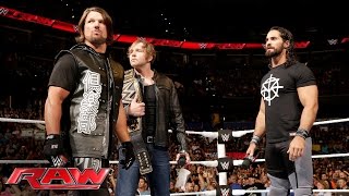 Seth Rollins and Dean Ambrose address the Roman Reigns controversy Raw June 27 2016 [upl. by Aehr544]