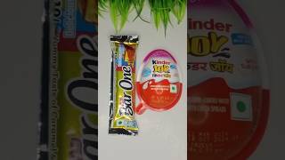 Kinder Joy Box  Bar One Chocolate  Choco Bean Popsicle shorts youtubeshorts [upl. by Even]