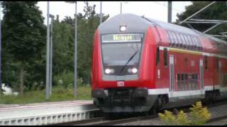 Doppelstockzug in Öhingen Hbf [upl. by Anikahs292]