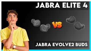 Jabra Elite 4 vs Jabra Evolve2 Buds Comparison [upl. by Horsey]