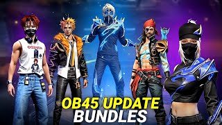 OB45 UPDATE BUNDLES FREE FIRE l FREE FIRE NEW EVENT l FF NEW EVENT l OB45 UPDATE [upl. by Nnylyahs]