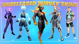 All LeakedUnreleased Survey Skins Fortnite [upl. by Haldi]