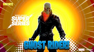 LLEGA LA SKIN DE GHOST RIDER A FORTNITE PARA EL TORNEO MARVEL SUPER SERIES [upl. by Roter56]