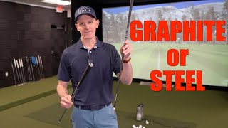 Steel vs Graphite Iron Shafts How to Choose [upl. by Pardner]