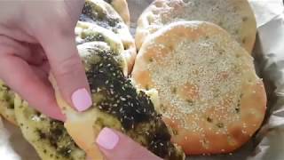 how to make zaatar pita manaqeesh zaatar פיתות זעתר ושומשום מפלצת העוגיות المناقيش بالزعتر [upl. by Christen]