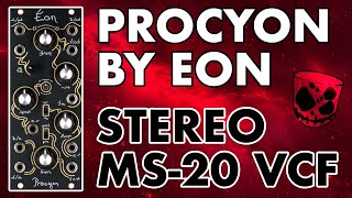 Stereo Morphing MS20 Style Filter amp Saturating VCA  Procyon from Eon [upl. by Lemuel595]