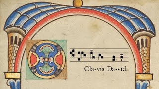 O CLAVIS DAVID  O KEY OF DAVID  O Antiphons Day 4  December 20  Latin and English [upl. by Wilone]