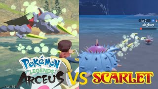 42 Pin Missile  Legends Arceus VS Scarlet [upl. by Arba]