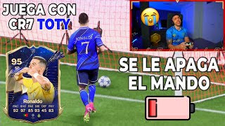 DjMaRiiO PIERDE PORQUE se le APAGA el MANDO con CRISTIANO RONALDO TOTY  Lloros y Enfados FC 24 [upl. by Rosenblatt]