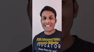 JEE Advanced 2024 easier than 2023 🤔JEEAdvanced2024 [upl. by Neomah363]