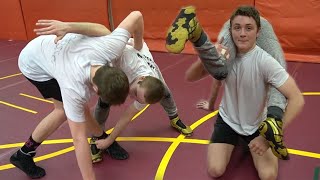 Top 5 Wrestling Moves TAKEDOWNS part 2 [upl. by Nayrbo]