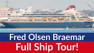 Braemar Full Cruise Ship Tour  Fred Olsen Cruise Line Braemar Full HD Tour [upl. by Cassi948]