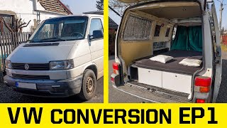 DIY campervan conversion – VW T4 [upl. by Clie165]