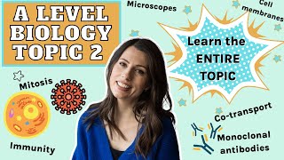 ENTIRE Topic 2  A level Biology for AQA Learn the whole topic in an hour [upl. by Tsenre]