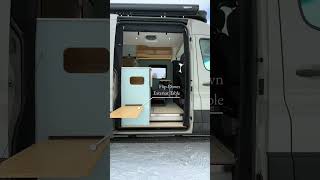 30 Second Sprinter Van Conversion Tour [upl. by Nwaf]