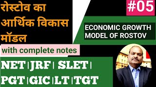 ECONOMIC GROWTH MODEL ROSTOWNETGEOGRAPHYJRFPHDGICPGTASST PROFESSORC K KARAN SIR [upl. by Jerrol773]