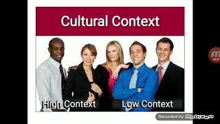 High culture context vs low culture context explained in Urdu [upl. by Minetta]