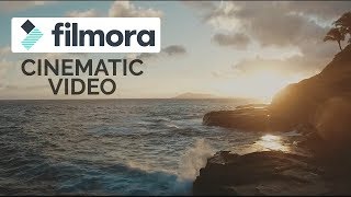 1 How to make cinematic video in Filmora  Filmora Cinematic Video Tutorial [upl. by Pirbhai]