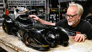 Adam Savage Unboxes the Batmobile From Batman 1989 [upl. by Lala]