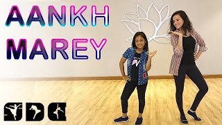 Easy Dance steps for aankh Marey song  Shipras Dance Class [upl. by Tilden399]