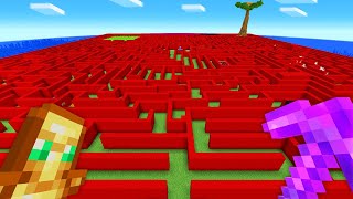 Minecrafts HARDEST MAZE vs YouTubers 1000 challenge [upl. by Marcella]