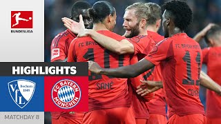 Bayern Cruise to Victory in Bochum  VfL Bochum 1848  FC Bayern München 50  Highlights  MD 8 [upl. by Breech]