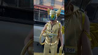 Street performer Gold man [upl. by Farrand196]