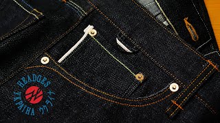 Bespoke Selvedge Denim Jeans  Headges f JBs Jeans [upl. by Ayatal]