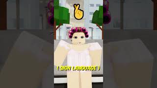 When Megumi Misreads Sign Language 😂 roblox jujutsushenanigans jujutsukaisen shorts [upl. by Salbu]