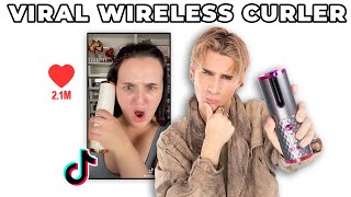 I tried the viral TikTok wireless curler so you dont have to I lost my mind [upl. by Asiluy]