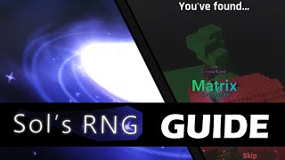 SOLS RNG GUIDE Sols RNG [upl. by Annamaria]