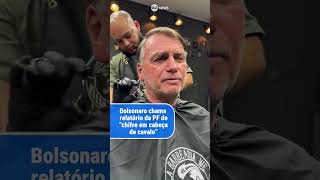 Bolsonaro chama relatório da PF de “chifre em cabeça de cavalo” [upl. by Enerahs260]