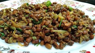 rad choli ki sukhi sabzi by farheen cookings 4 youlobiya rad beans recipe [upl. by Hluchy260]