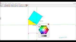DEMOSTRACION DEL TEOREMA DE PITAGORAS CON CABRI [upl. by Munro]