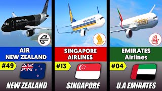 Rank Top 50 Best Airlines In The World [upl. by Kilby]