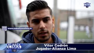 Víctor Cedrón espera anotar fuera del área ante Comercio [upl. by Nehtanoj135]